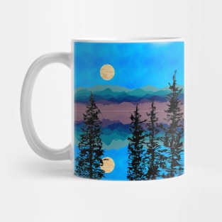 Full moon sunset #6 Mug